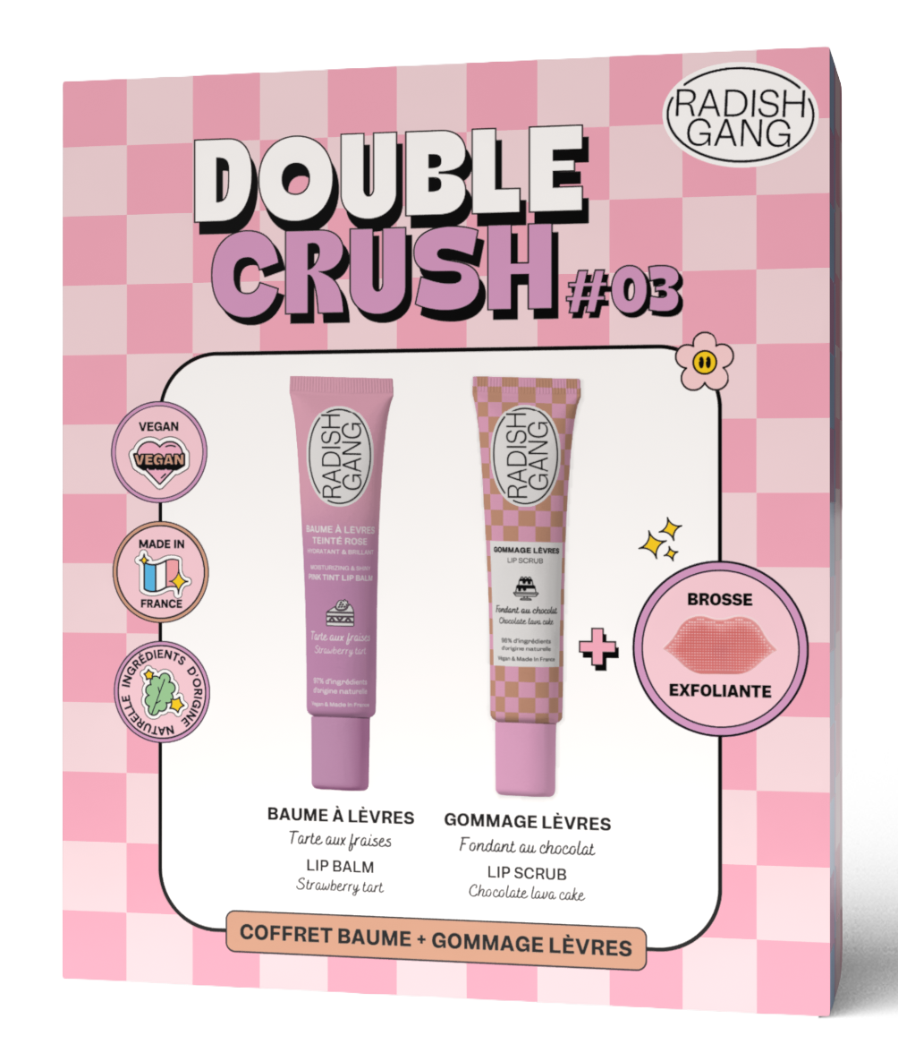 Pack découverte 4 lips + 1 brosse exfoliante pour lèvres