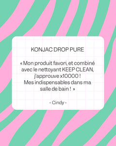 avis client positif sur l'éponge konjac Pure