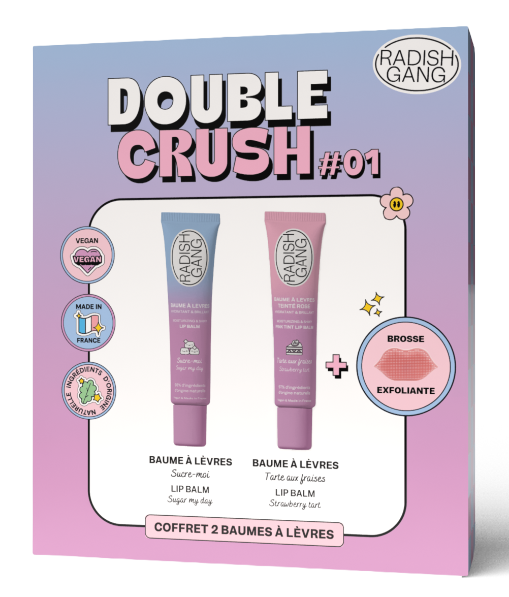 Pack découverte 4 lips + 1 brosse exfoliante pour lèvres
