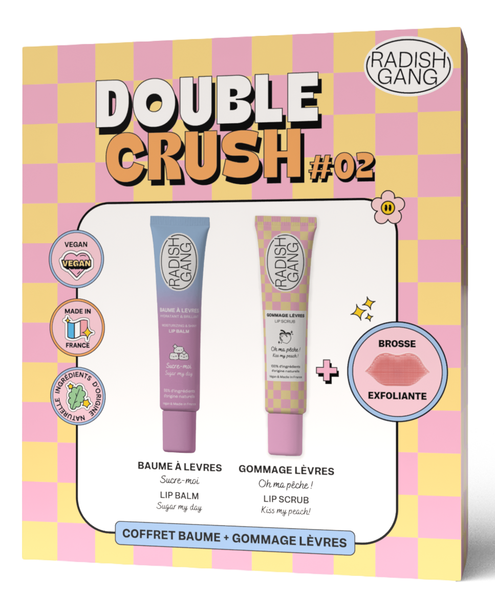 Pack découverte 4 lips + 1 brosse exfoliante pour lèvres