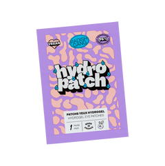 Packaging des patch yeux Hydro Patch coloré avec des motifs petites gouttes d’eau 